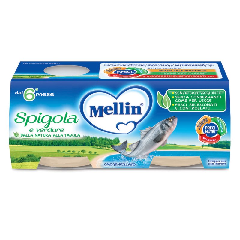 OMO MELLIN Spigola 2x80g