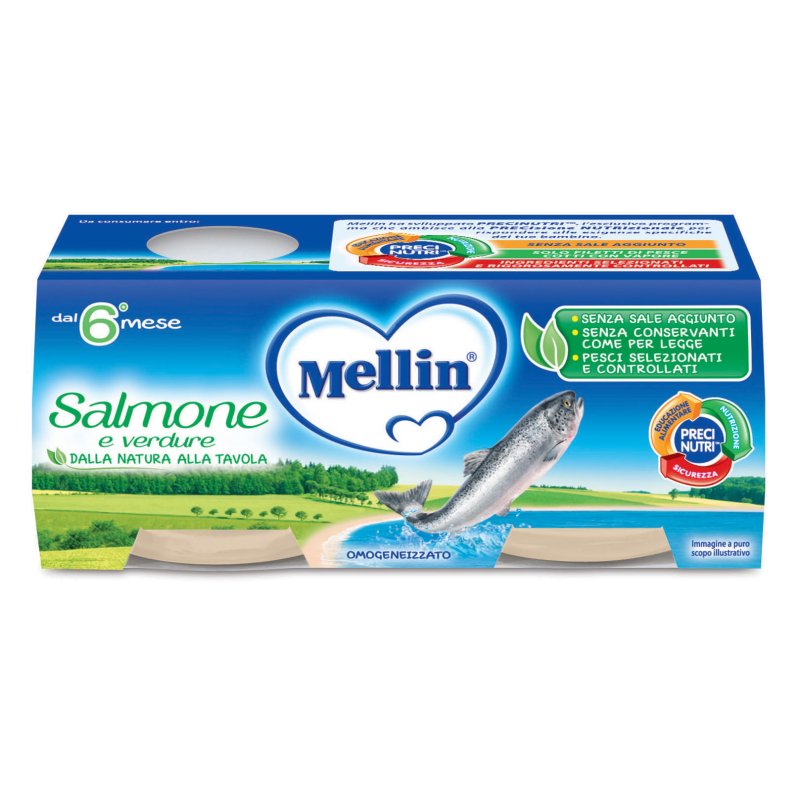 OMO MELLIN Salmone 2x80g