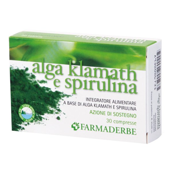 Nutra Line Alga Klamath e Spirulina 30 C...