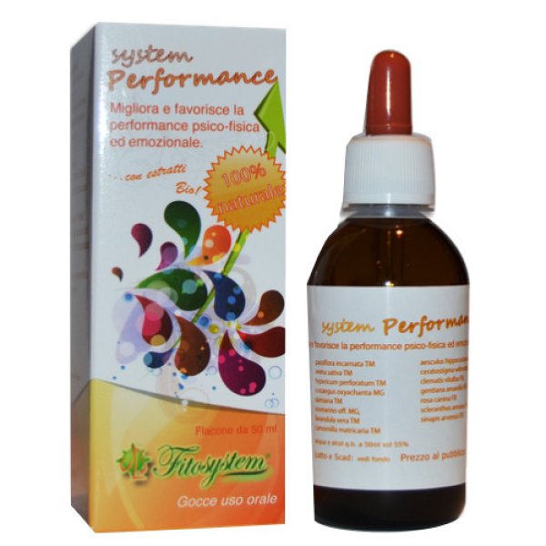 SYSTEM PERFORMANCE Gocce 50ml