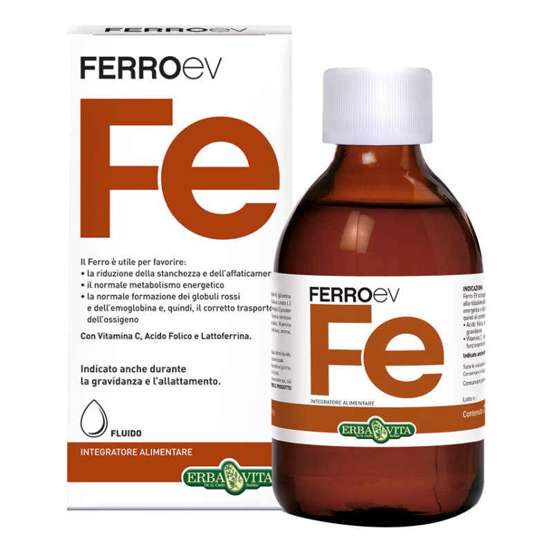 FERRO EV Sciroppo 250 ml ErbaVita