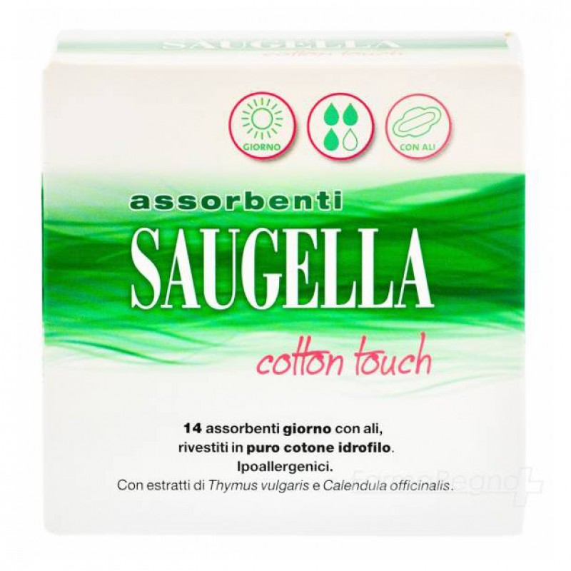 Saugella Cottontouch Assorbenti Cotone Giorno 14 pezzi