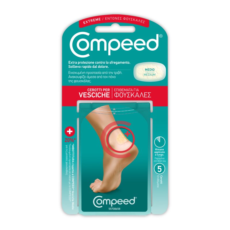 COMPEED Cerotti per Vesciche Extreme 5 pezzi