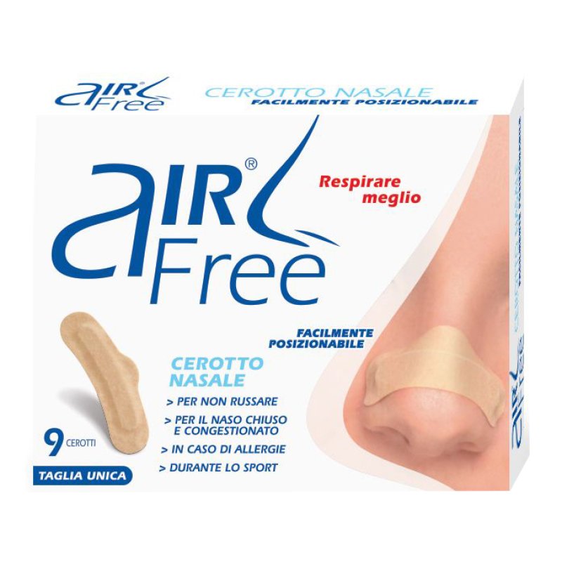 AIRFREE Cerotto Nasale 9pz