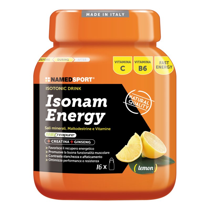 ISONAM Energy Lemon 480g