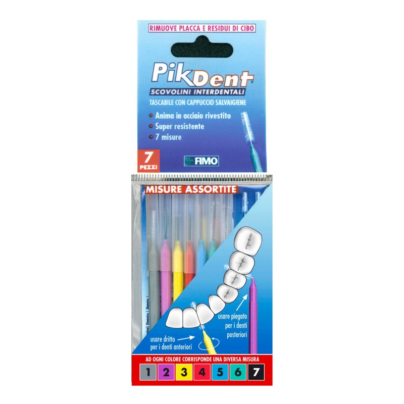 PIKDENT Scovolino 7 pezzi assortiti