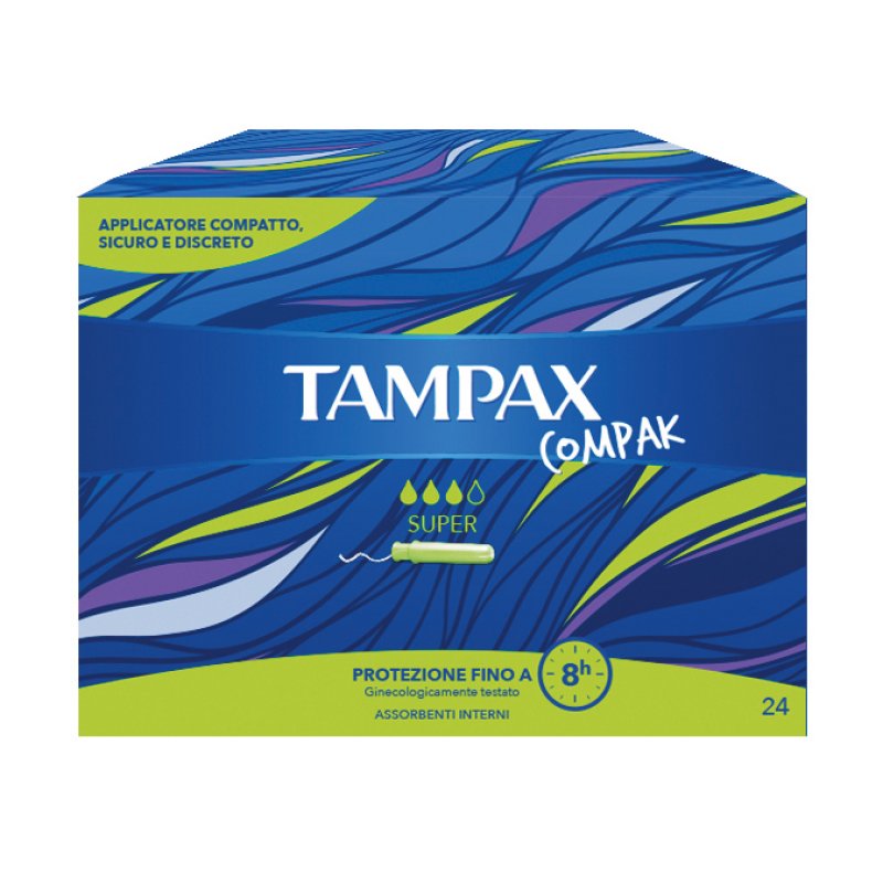 TAMPAX COMPAK Super 24 Tamp.