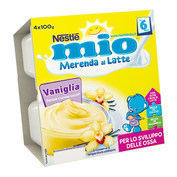 MIO Mer.Latte Vaniglia 4x100g