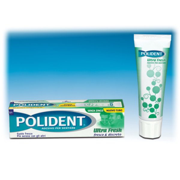 Polident Ultra Fresh Adesivo per Dentier...