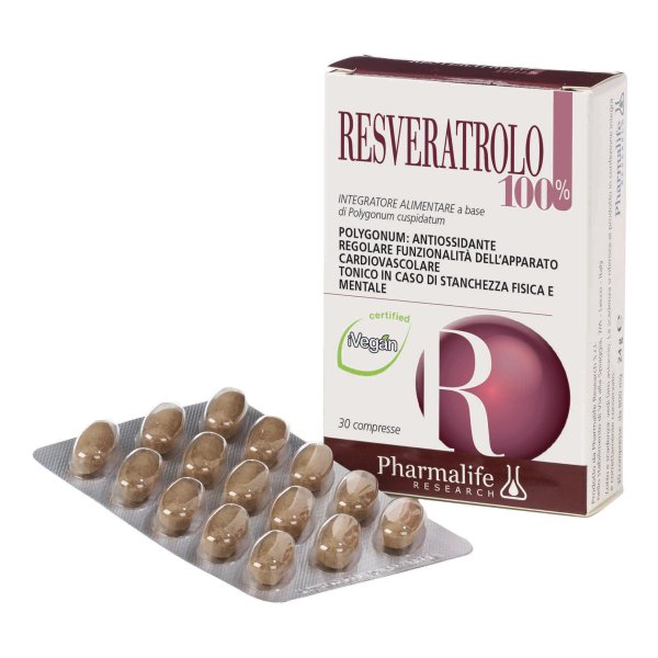 RESVERATROLO 100% 30 Compresse PRH