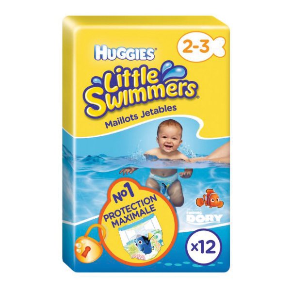 HUGG*Litt.Swimmer  3-8Kg 12pz