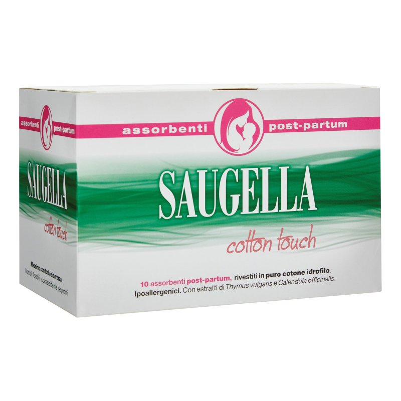 Saugella Cotton Touch Assorbenti Postparto 10 pezzi