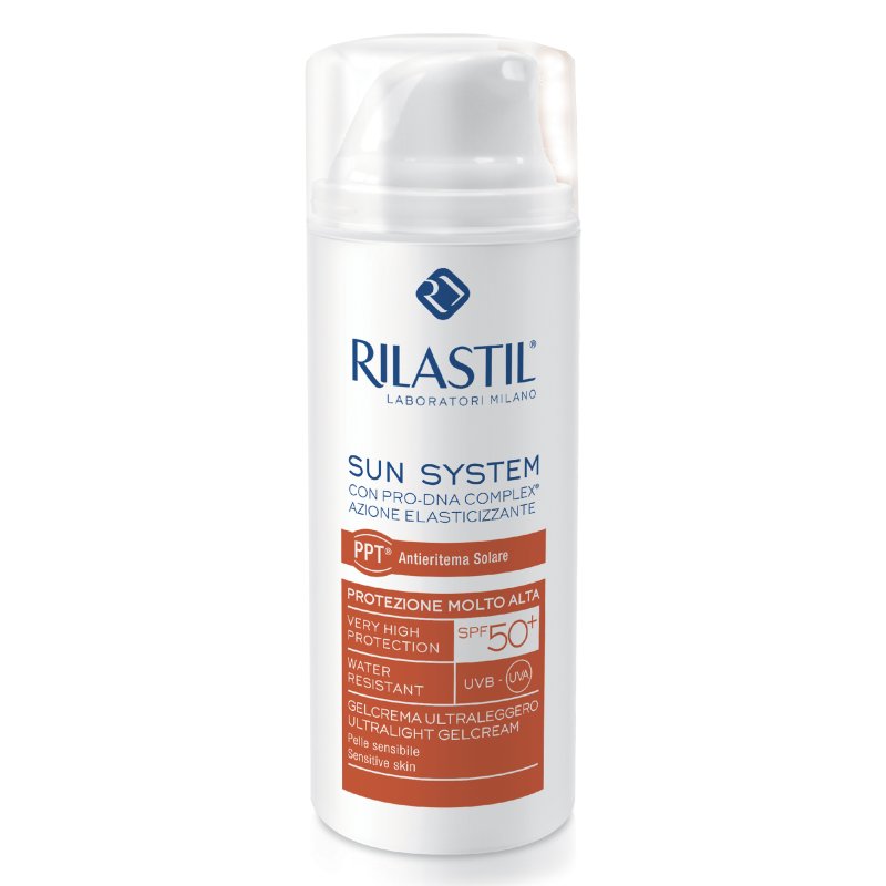 Rilastil Sun System Gel Crema Ultraleggero SPF 50+ Protezione Solare Molto Alta 50 ml