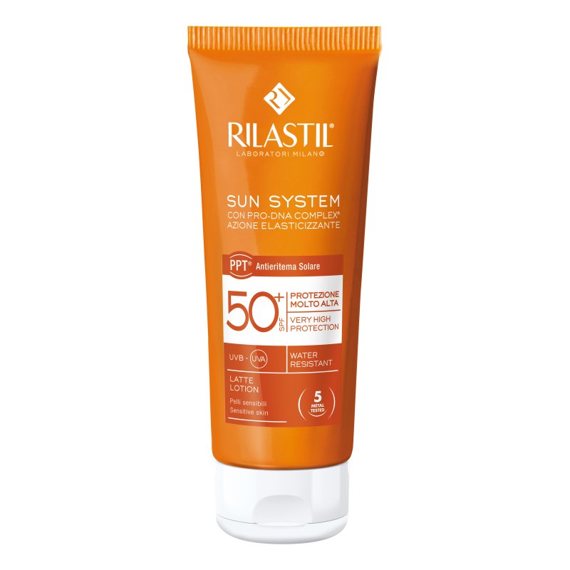 Rilastil Sun System PPT Latte SPF 50+ Protezione Solare Molto Alta 100 ml