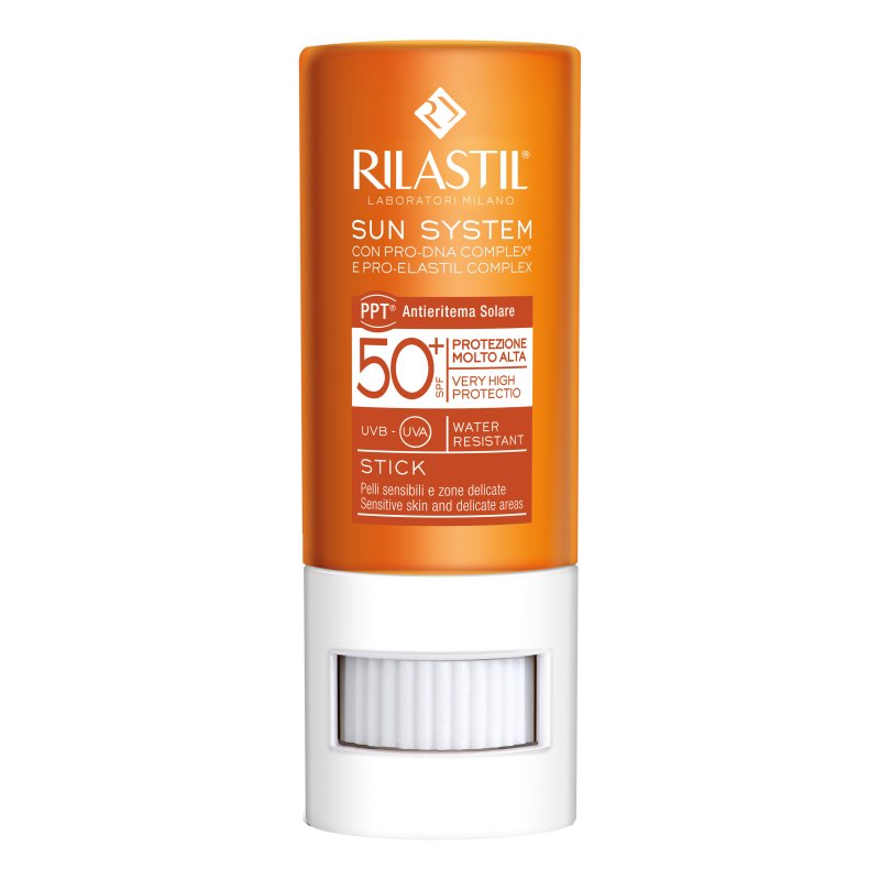 Rilastil Sun System PPT Stick Solare SPF 50+ Protezione Solare Molto Alta 8,5 ml