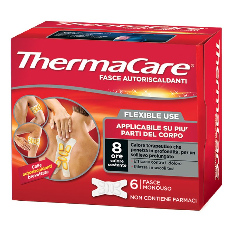 Thermacare Fascia Autoriscaldante Versatile 6 fasce