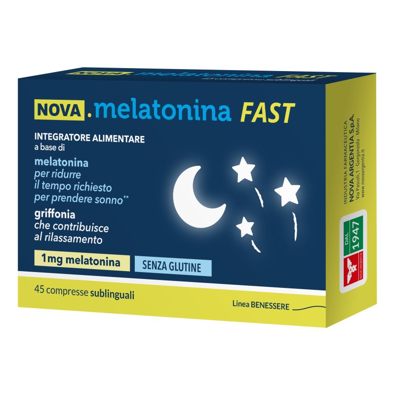 NOVA MELATONINA Fast 1mg 45Compresse