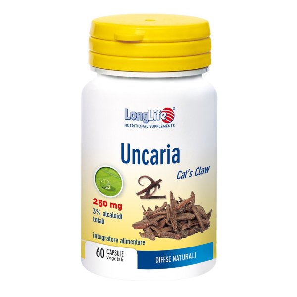 LONGLIFE UNCARIA 3% 60 Capsule Veg