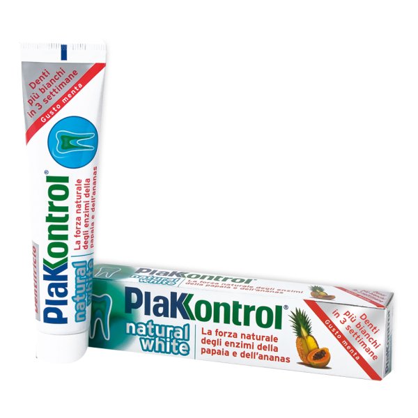 PLAKKONTROL Dentifricio Natural White 10...