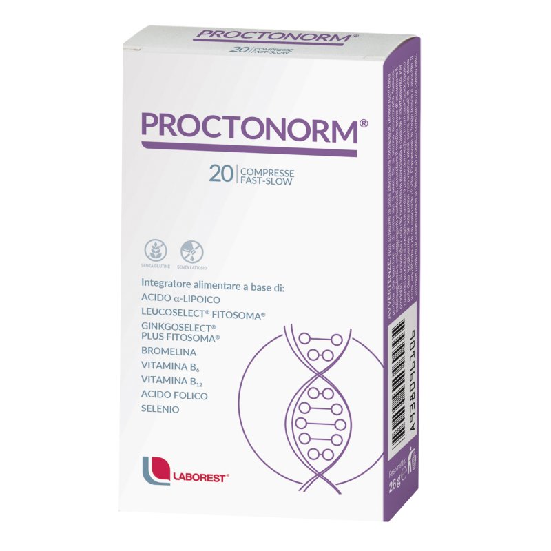 PROCTONORM 20 Compresse 1,3g