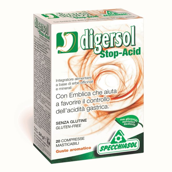 DIGERSOL Stop-Acid 20 Compresse