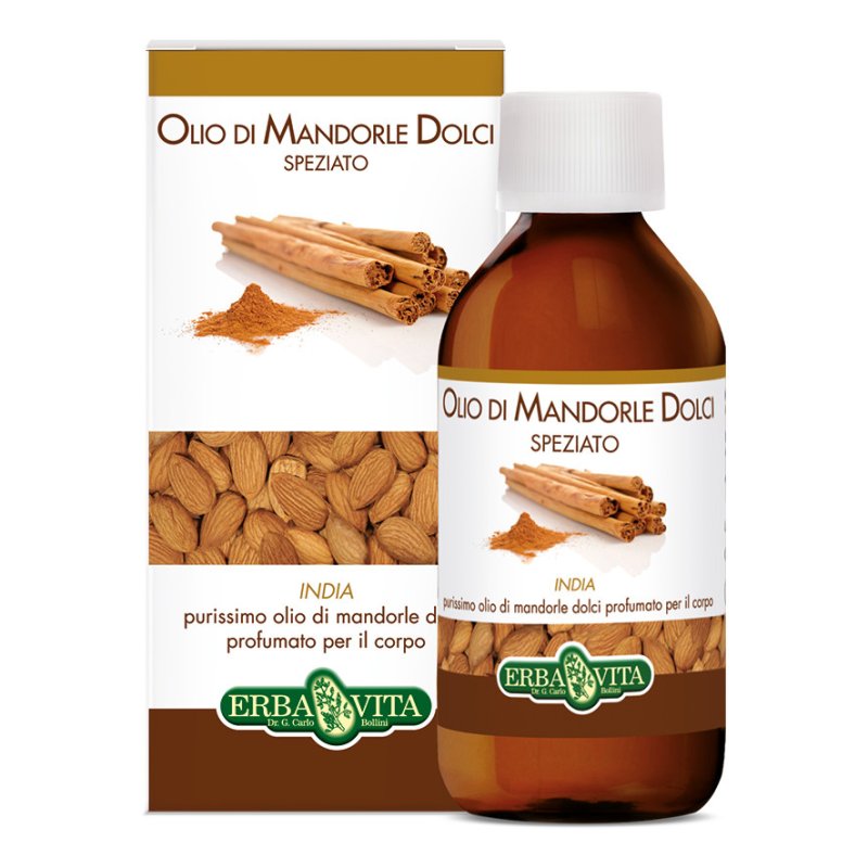 OLIO di Mandorle Dolci Speziato 250 ml ErbaVita