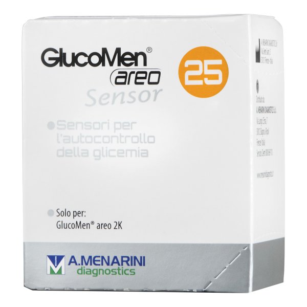 GLUCOMEN Areo Sensor 25 Strisce per Glic...