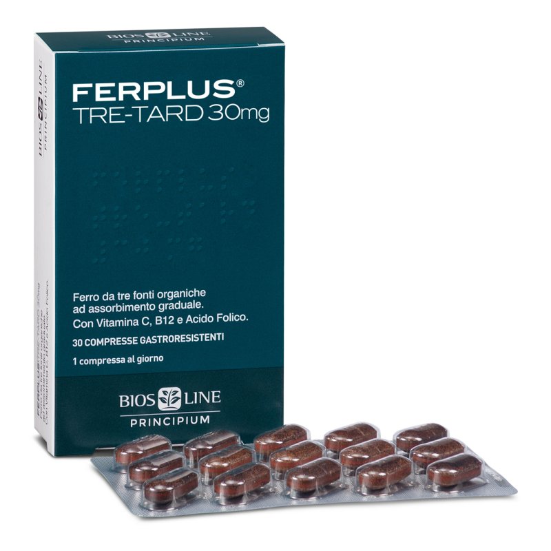 FERPLUS TRE-TARD 30mg 30 Compresse