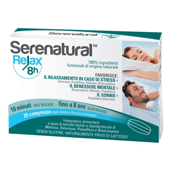 SERENATURAL Relax 8H 20 Compresse