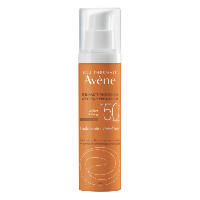 Eau Thermale Avene Fluido Colorato SPF 50+ Protezione Solare Molto Alta 50 ml