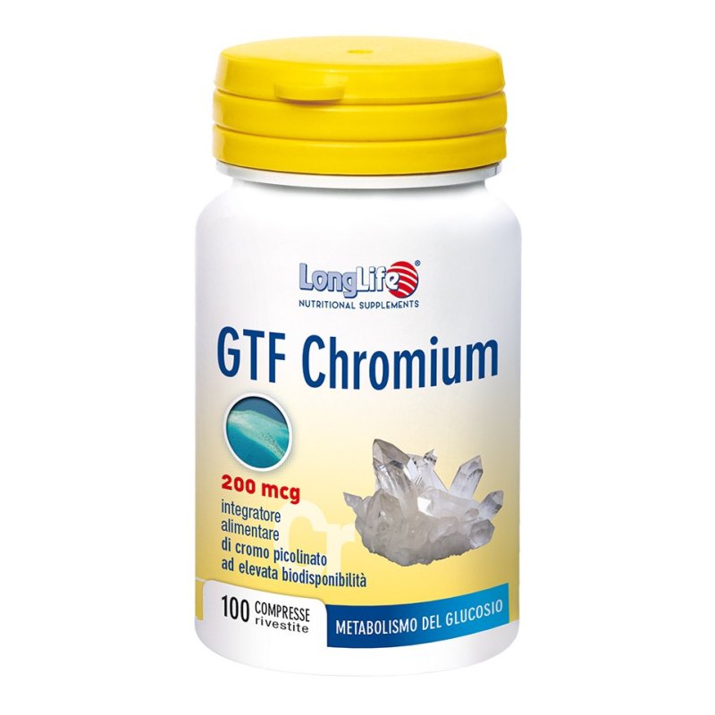 LONGLIFE GTF CHROMIUM 100 Compresse