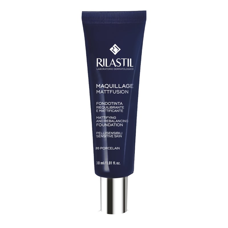 Rilastil Maquillage Fondotinta Riequilibrante e Mattificante Colore 20 Natural 30 ml