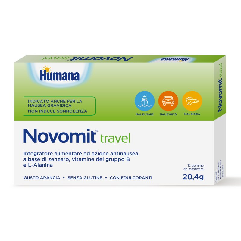 NOVOMIT Travel 12 Gomme