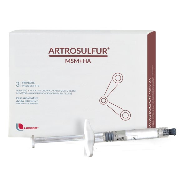 Artrosulfur MSM + HA 3 Siringhe Preriemp...