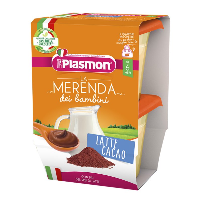 PLASMON Mer.Latte/Cacao*2x120g