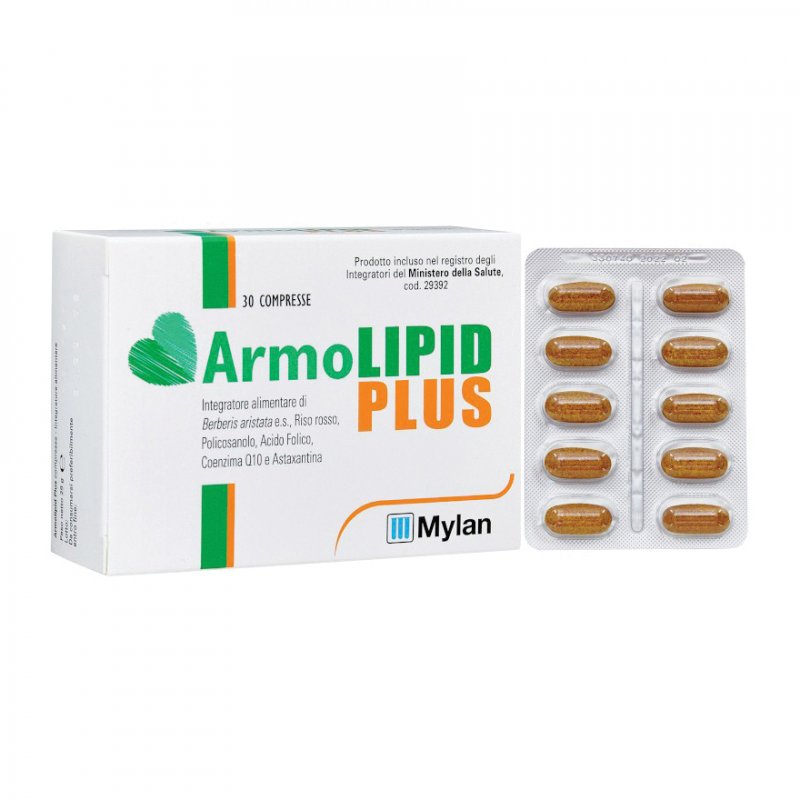 ArmoLIPID PLUS - Integratore alimentare per il controllo del colesterolo - 30 compresse