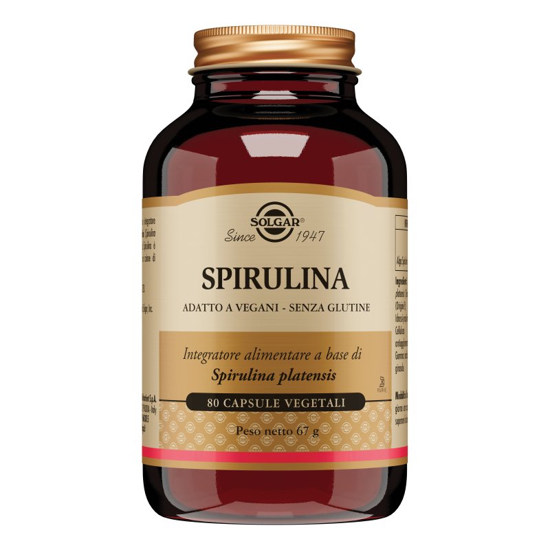 SPIRULINA  80 Capsule. SOLGAR