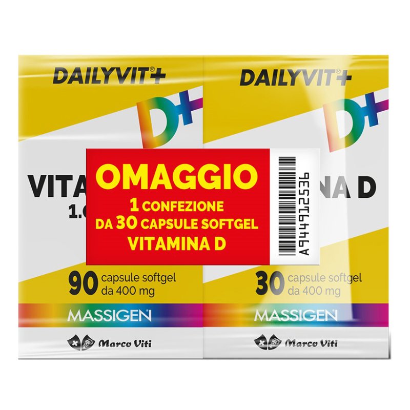 MASSIGEN DailyVit+D 1000 90+30