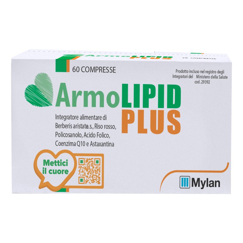 ArmoLIPID PLUS - Integratore alimentare per il controllo del colesterolo - 60 compresse