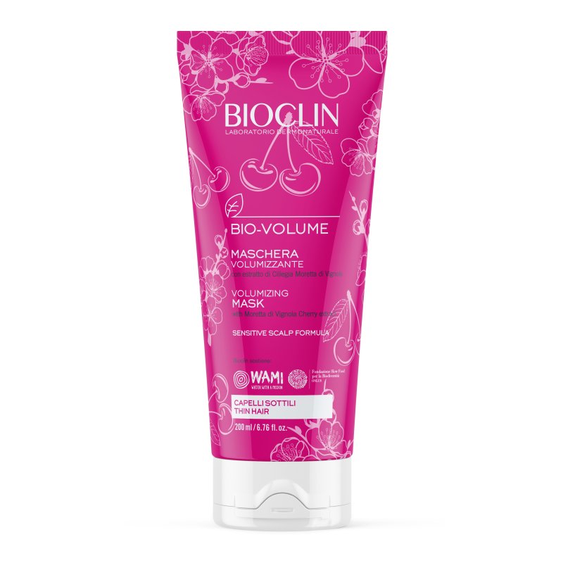 Bioclin Bio-Volume Maschera Capelli - Ideale per capelli sottili e cute sensibile - 200 ml