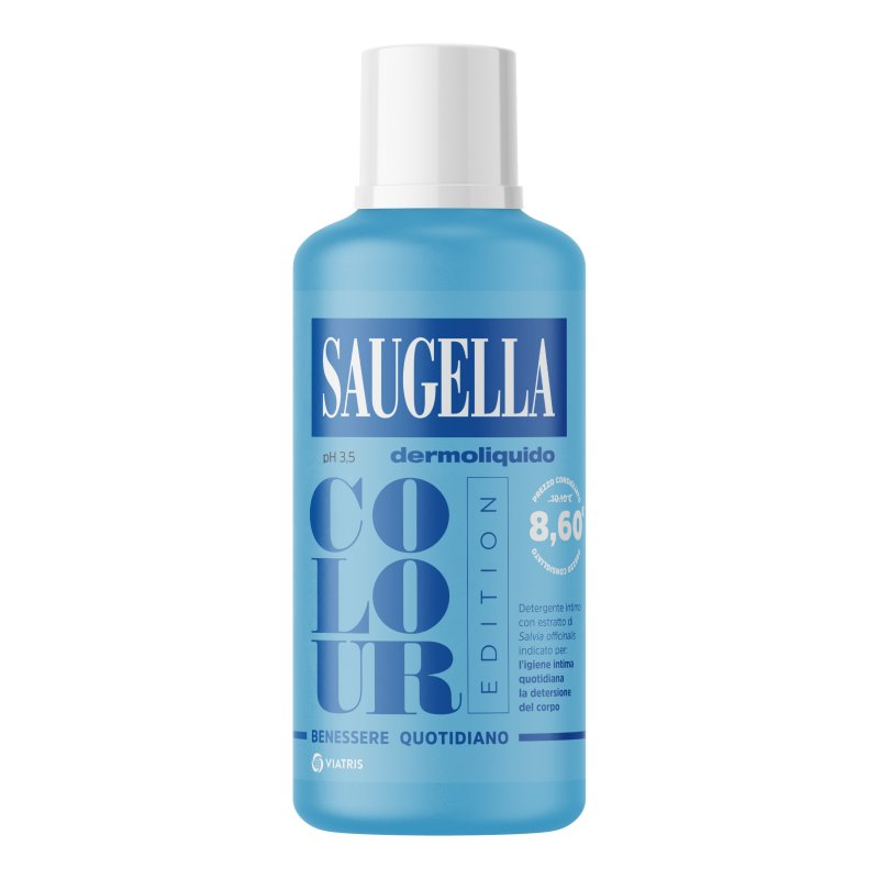 Saugella Dermoliquido Colour Edition - Detergente intimo quotidiano - 500 ml