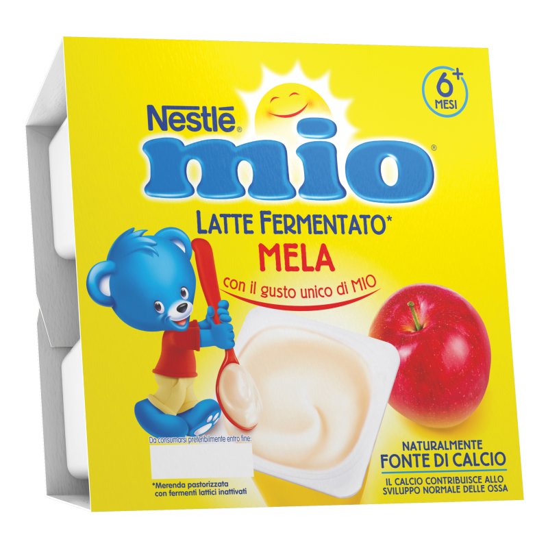 MIO Mer.Latte Ferm.Mela 4x100g