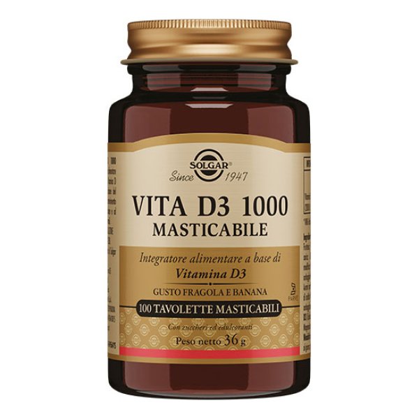 VITA D3*1000 100Tav.SOLGAR