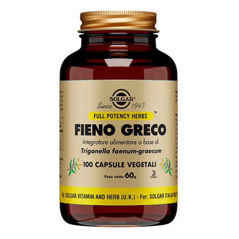 FIENO GRECO 100 Cps SOLGAR