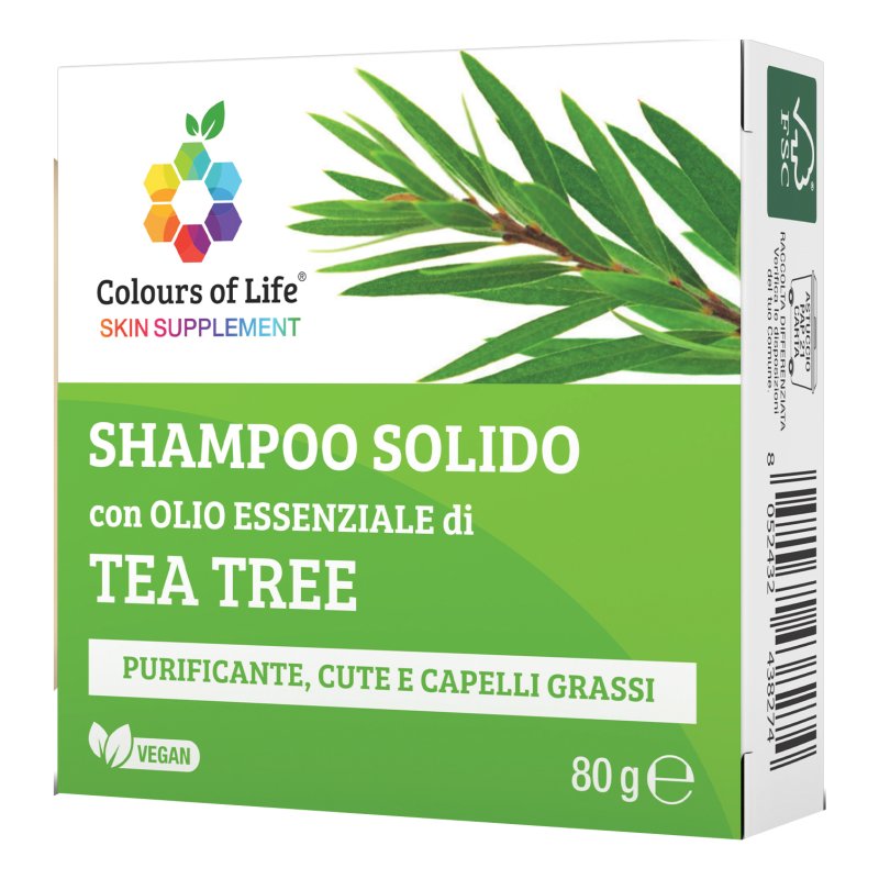 TEA TREE Sh.Solido 80gr COLOUR