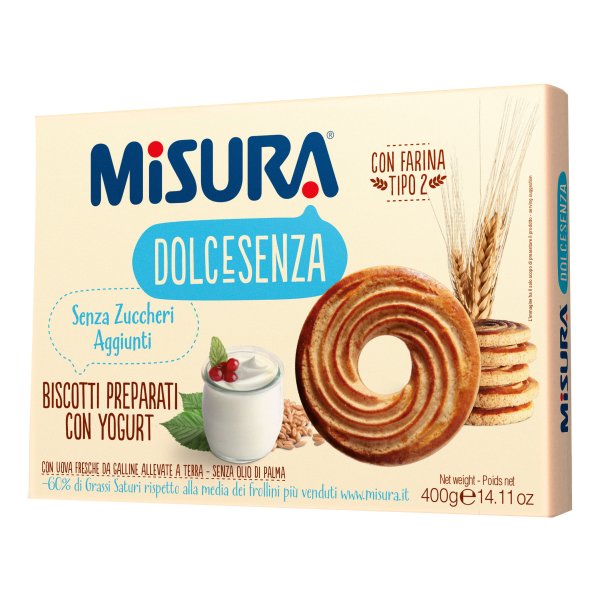 MISURA Bisc.Yogurt S/Z 400g