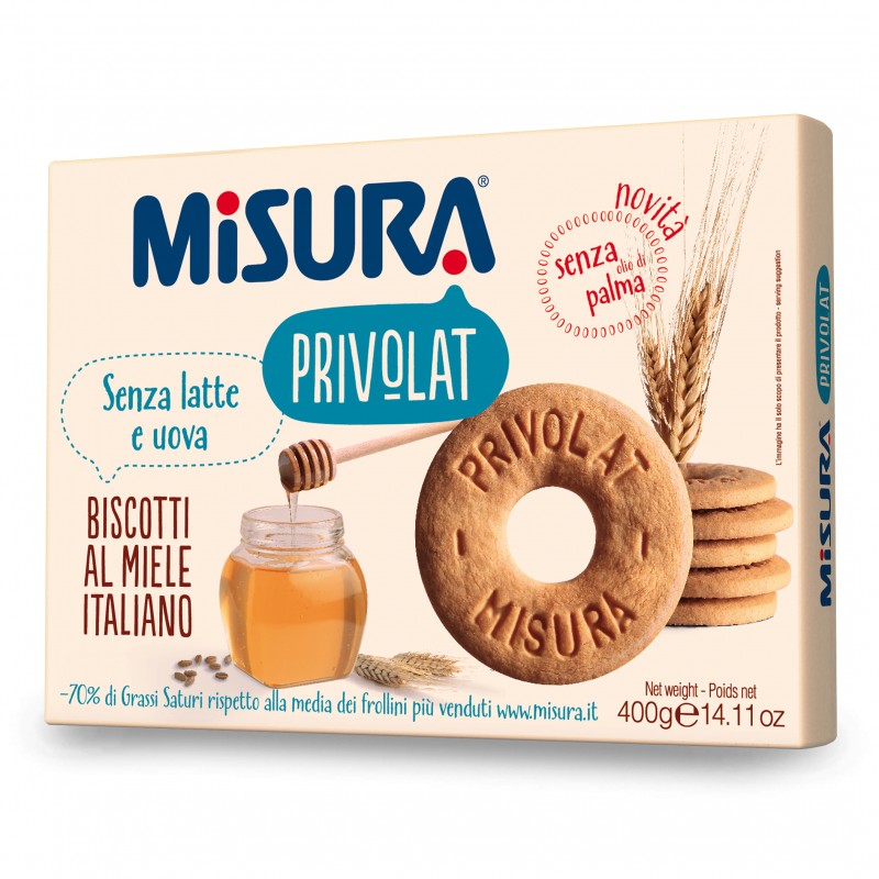 MISURA Bisc.Miele Privolat400g