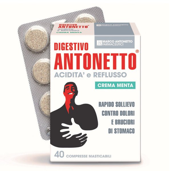 ANTONETTO DIGEST.Menta 40 Compresse