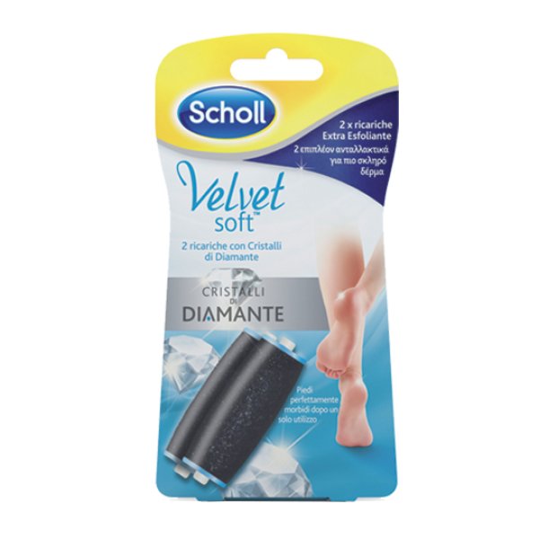 Scholl Velvet Soft Ricarica 2 Testine Ex...