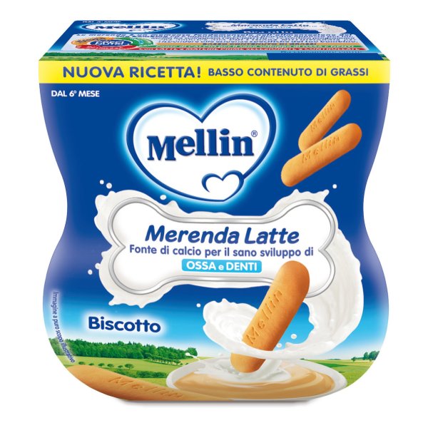 MELLIN Mer.Latte/Bisc.2x100g